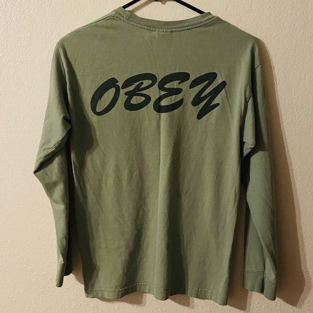 Olive green Obey long sleeve